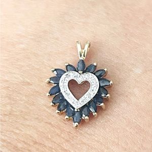Sapphire & Diamond Pendant